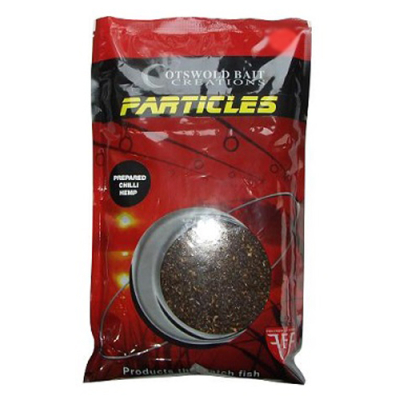 Консервированная приманка Cotswold Baits Shelf Life Particles Chilli  Hemp 500г CB0506 (перец пенька)