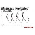 Крючок подгруженный офсетный Decoy Worm 130 #5/0 (3 шт.)