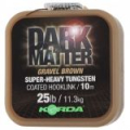 Поводковый материал Korda Dark Matter Tungsten Coated Braid Gravel Brown 25lb 10м KDMCG25