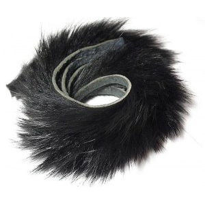 Полоска кролика Rabbit Zonker (4Trouts) 5мм Черный