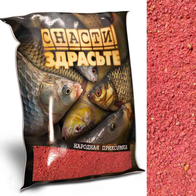 Прикормка «СНАСТИ ЗДРАСЬТЕ!» (народная) Клубника 18+, 6926
