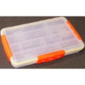 Коробка для приманок Kosadaka TB-S20B-CL, 35.5*22*5.3см, герметичная, прозрачная