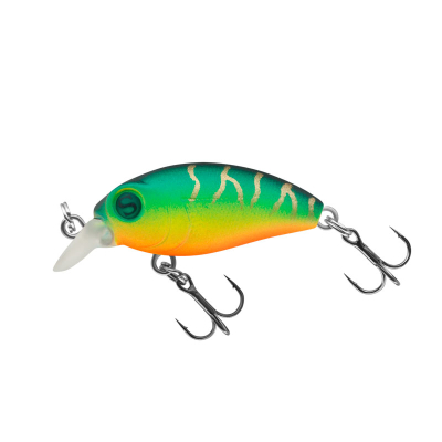 Воблер Sprut Rini Crank 32F (Floating/32mm/2,7g/0,1-0,6m/FT) + Два Одинарных Крючка (S-75M #6)