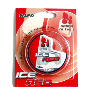 Леска моно. зим. Salmo Hi-Tech Ice Red 30м 0.10мм