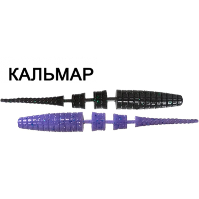 Силиконовая приманка Crazy Fish Polaris 3" 24-68-50d-6 кальмар цв. Northern Lights