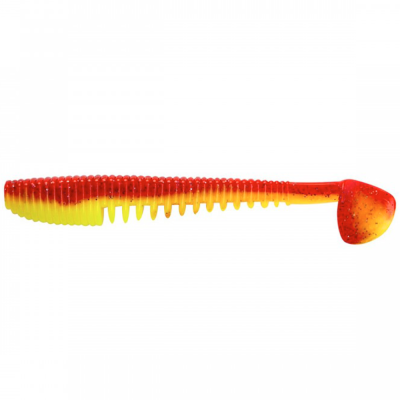 Силиконовая приманка Helios Varuna 4,33"/11см Red Lemon 7шт. (HS-35-050)