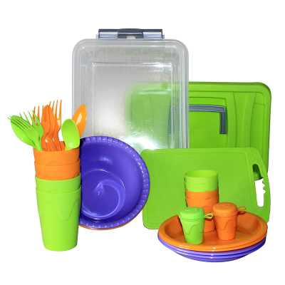 Набор для пикника Следопыт «Weekend» пластик, на 4 персоны, контейнер