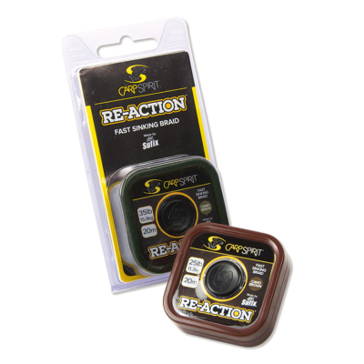 Поводок карповый Carp Spirit Reaction Braid Camo Green 20m 20LB/9,1 кг