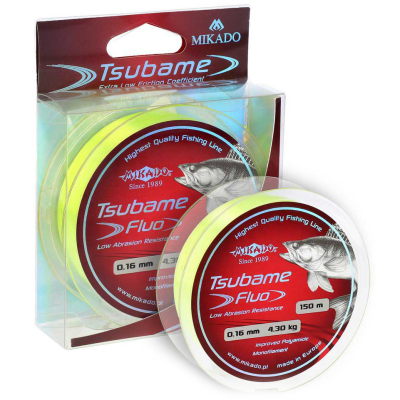 Леска Mikado Tsubame Fluo 150m 0,30 - 11,10кг