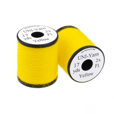 Нить UNI Yarn Flourescent Yellow 