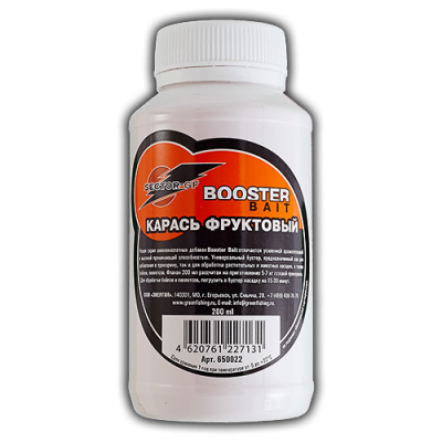 Добавка аминокисл. GF Booster Bait КАРАСЬ фруктовый 0.2л