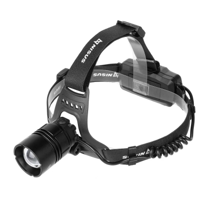 Фонарь налобный Nisus Pro 1950 LM, IP32, USB (N-FN-HL08)