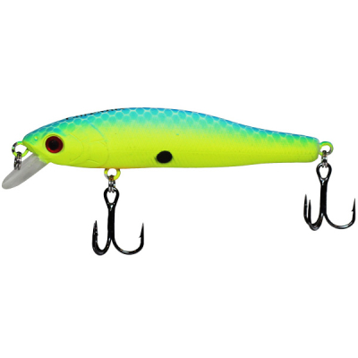 Воблер LureMax Jet Minnow 70SF цв. #015 Blue Canary