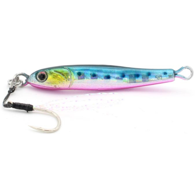 Пилькер Little Jack Micro Adict Asymmetry 35mm 5g цвет #03 BLUE PINK