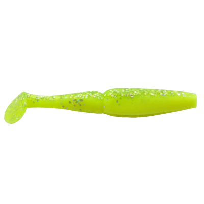 Виброхвост Mottomo Zander 8см Chartreuse Shadow 6шт.