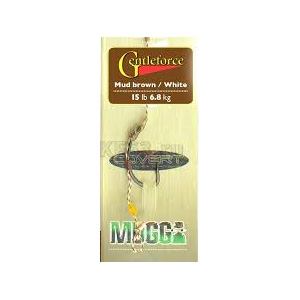 Поводок карповый Carpe Diem Gentleforce 15lb, 20cm, Brown Mugga № 8 CM8GE15B