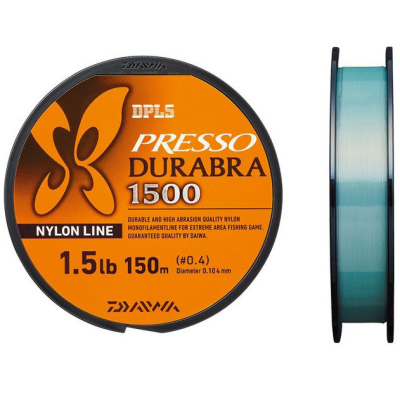 Леска Daiwa Presso Durabra 1500 150m 4lb # 1