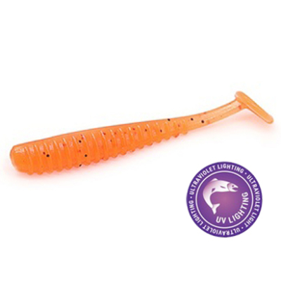 Силиконовая приманка Rampage Ringer Shad 1.5" цв. #045 - Orange Seed UV*