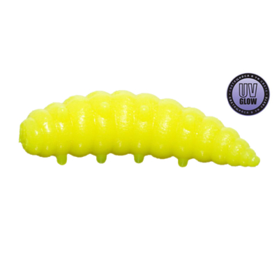 Силиконовая приманка Zombie Dura Plus (Дура+) цвет Yellow chartreuse (Жёлтый шартрез) UV sinking