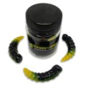 Силиконовая приманка 11Lures Leench 2" цвет Black Lemon