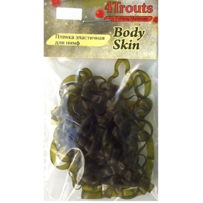 Пленка эластичная для нимф 4Trouts Body Skin Тм.оливковый 