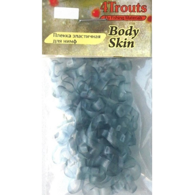 Пленка эластичная для нимф 4Trouts Body Skin Серо-Голубой