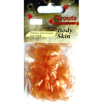 Пленка эластичная для нимф 4Trouts Body Skin Янтарный