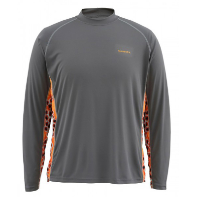 Футболка Simms Solarflex Crewneck Deyoung Trout Iron размер M