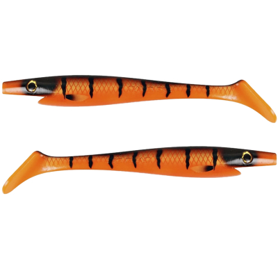 Силиконовая приманка Strike Pro Pig Shad Jr, 200 мм, 50 гр, цвет: Tiger Pike (уп./2шт.) (SP-172C#151)