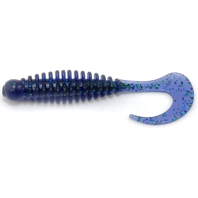 Силиконовая приманка Boroda Baits Phantom 85 mm "СИНЯЯ НОЧЬ" (Blue Night)