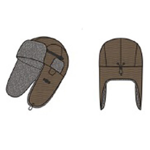 Шапка Bask Arctic Hat Soft цв. Коричневый размер M