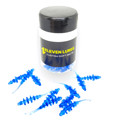 Силиконовая приманка 11Lures Micro Trap 1.5 - Ocean Blue