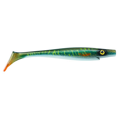 Приманка силиконовая XXL PIG SHAD Jr. 20см  50гр 2шт. Green Motoroil Pike UV #MN3