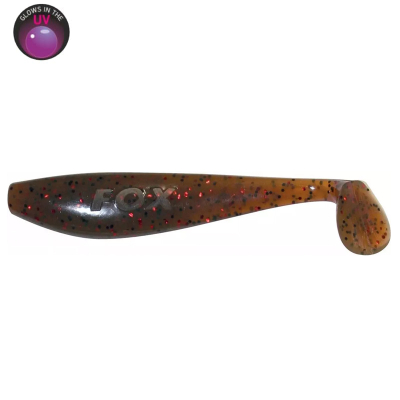Силиконовая приманка Fox Rage Zander Pro Shad Ultra UV 4"/10cm - Motor Oil x 5pcs (NZS020)