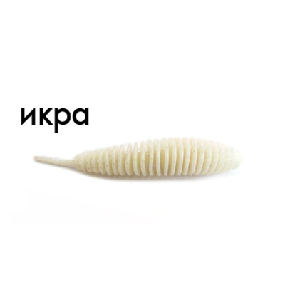 Мягкая приманка Trout Zone Plamp 2,5" белый икра