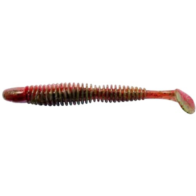 Силиконовая приманка Reins Bubbling Shad 4" цв. B20 Tomato Craw 