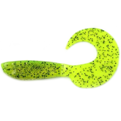 Силиконовая приманка Yaman Pro Mermaid Tail 3" цвет #10 - Green pepper (уп. 10 шт.)