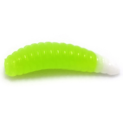 Силиконовая приманка Boroda Baits Salo 45 цв. Шартрез/Белый, 8 шт./уп. - 228
