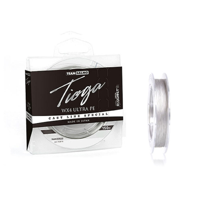 Леска плет. Team Salmo Tioga Silver Grey 150m 0.19mm