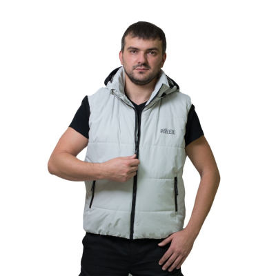 Жилет NovaTex "Партизан" (таслан, светлосерый) Payer, р-р 52-54