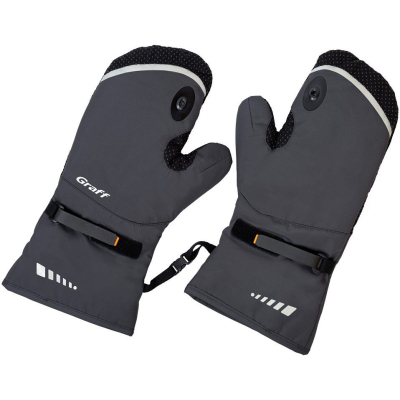 Рукавицы зимние Graff Темно-серые - р. XL (018-O-B-1/L-XL)