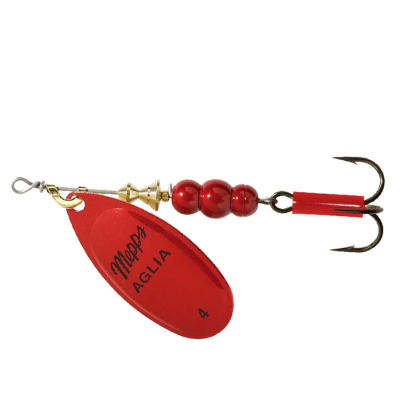Блесна вращающаяся Mepps Aglia Fluo Rouge №4