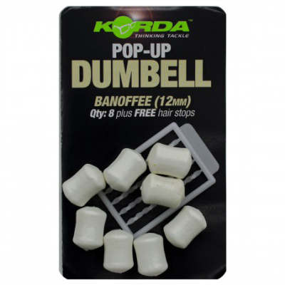Имитационная приманка Korda Pop-Up Dumbell Banoffe 12мм KPB29