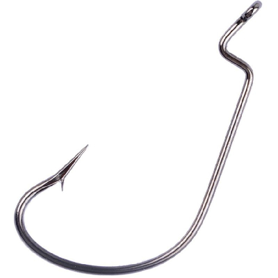 Крючок офсетный Koi Offset Worm, размер 3/0 (INT), цвет BN, (10 шт.)