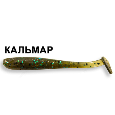 Силиконовая приманка Crazy Fish Nano Minnow 6-4-42-6 кальмар цв. green pumpkin bl. (зеленая тыква син.)