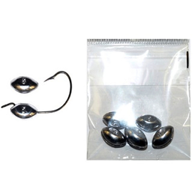 Грузила свинцовые зажимные офсетные Lucky John "Чечевица" 11г 5шт