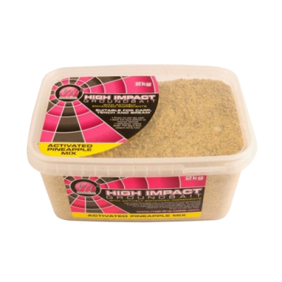 Прикормка Mainline High Impact Groundbait 2кг  Active Pineapple Mix (ананасовый микс)