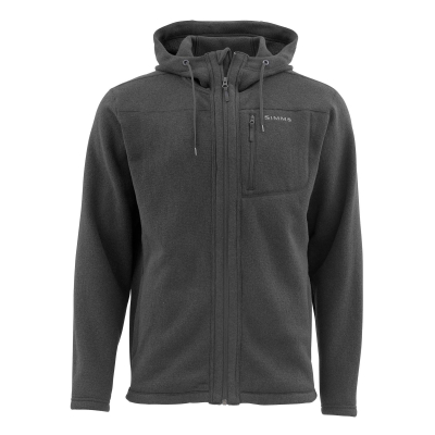 Куртка Simms Rivershed Full Zip Hoody, Black, XXL