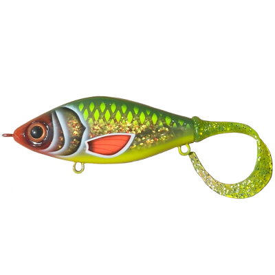Воблер Strike Pro Guppie Jr. 110мм, 70гр. цвет A271G Transparent Green Perch (EG-208A#A271G)