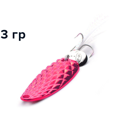 Блесна GT-BIO Pineappie Spoon 3гр, розовый GT-32T
